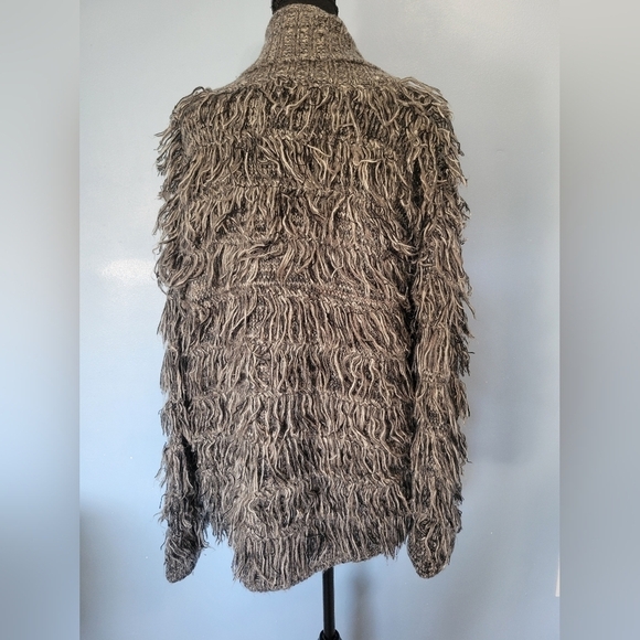 Minkpink X Urban Outfitters Fringe Knit Cardigan Small - Picture 2 of 11